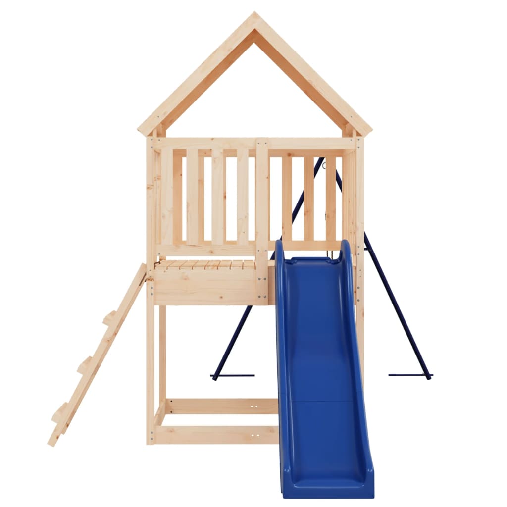 Outdoor Playset Solid Wood Pine