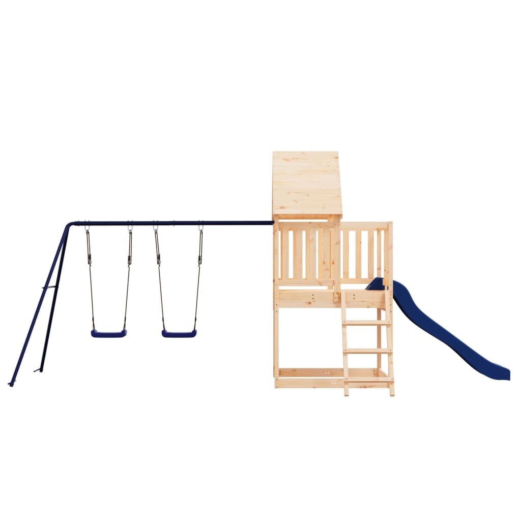 Outdoor Playset Solid Wood Pine