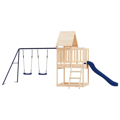 Outdoor Playset Solid Wood Pine