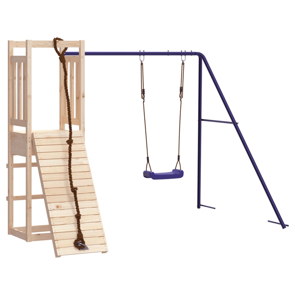 Outdoor Playset Solid Wood Pine