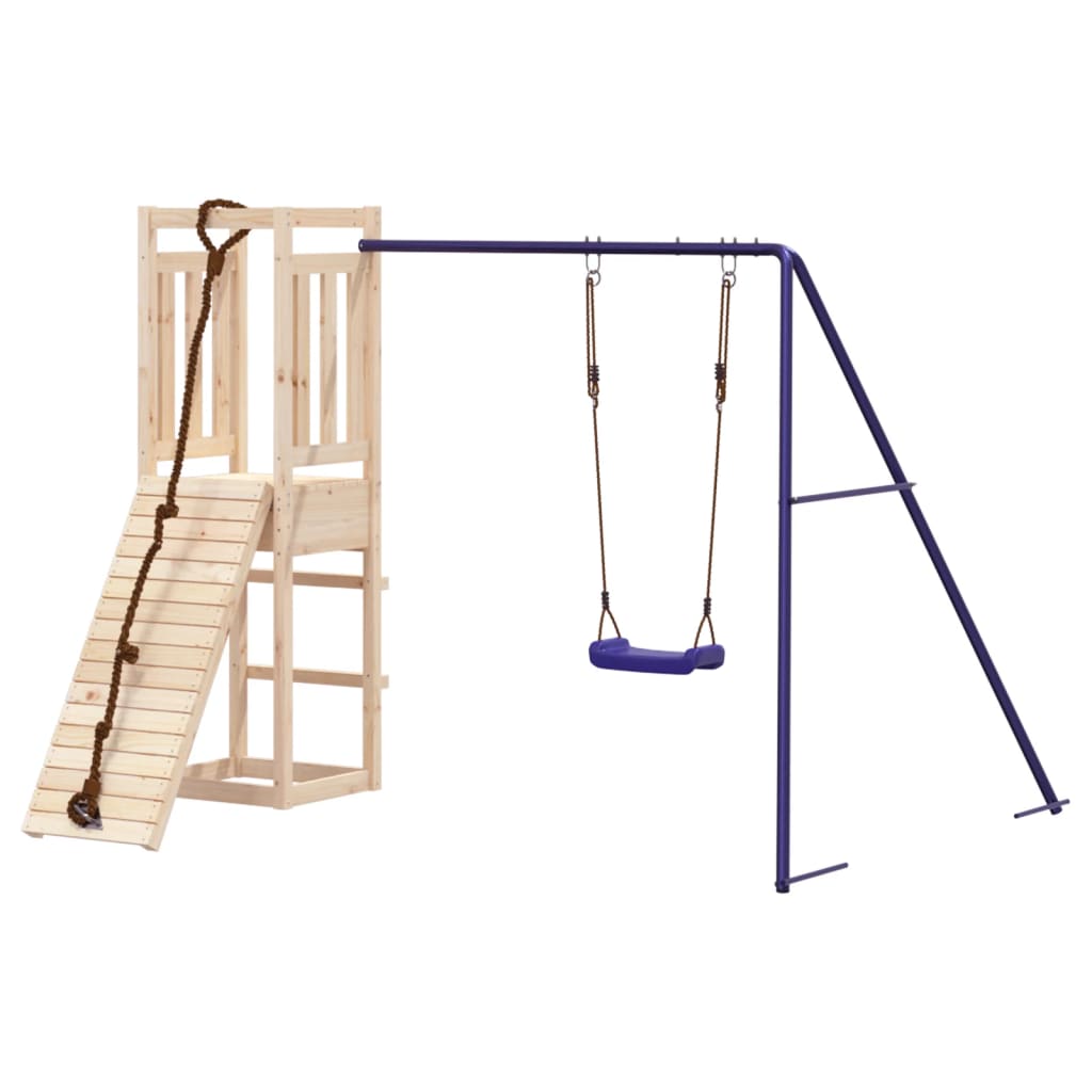 Outdoor Playset Solid Wood Pine