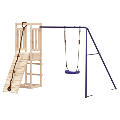 Outdoor Playset Solid Wood Pine