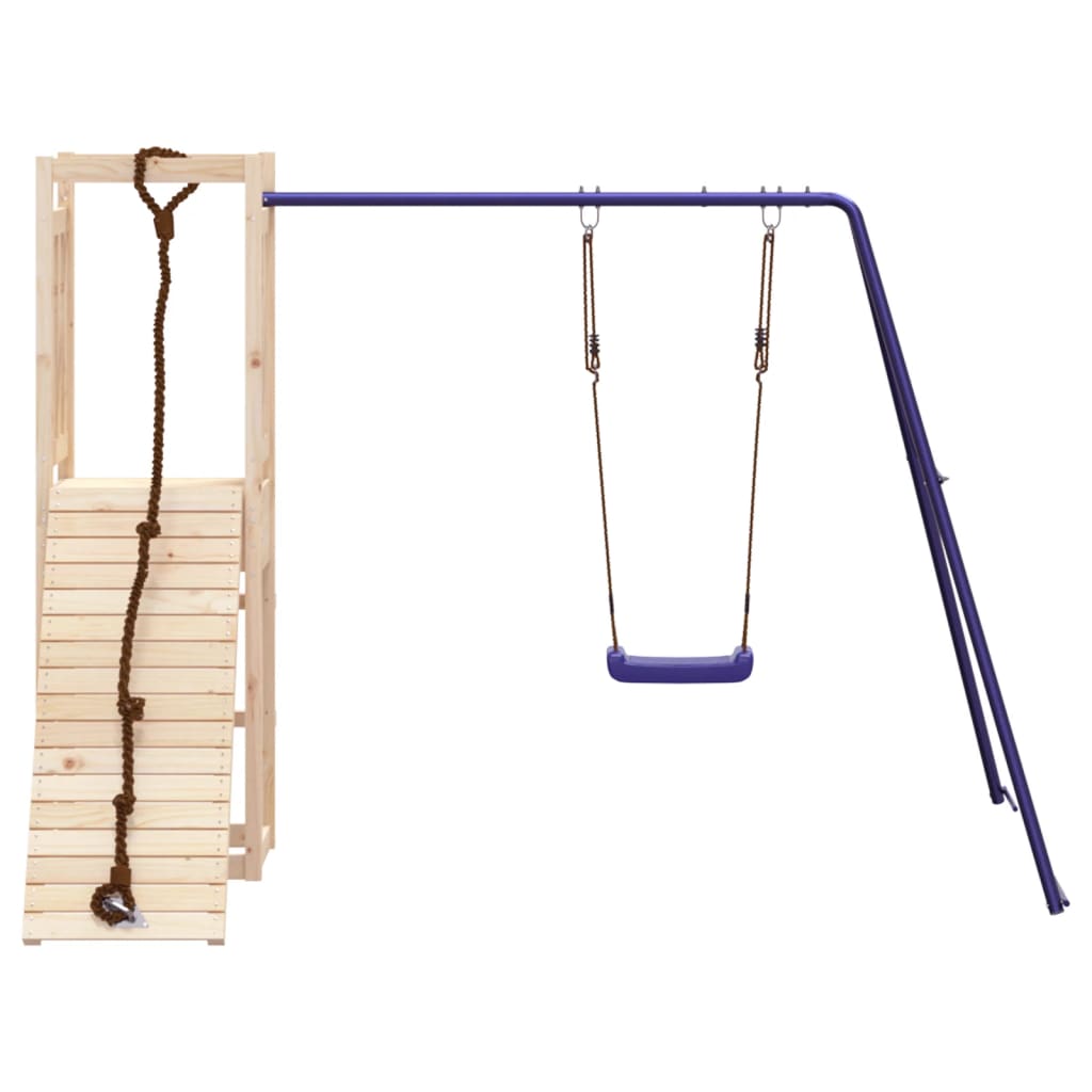 Outdoor Playset Solid Wood Pine