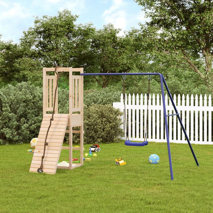 Outdoor Playset Solid Wood Pine