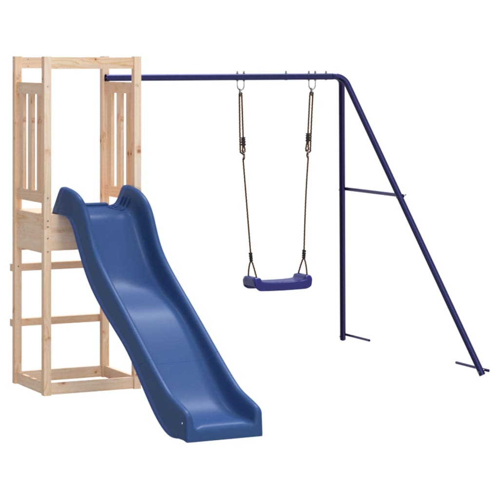 Outdoor Playset Solid Wood Pine