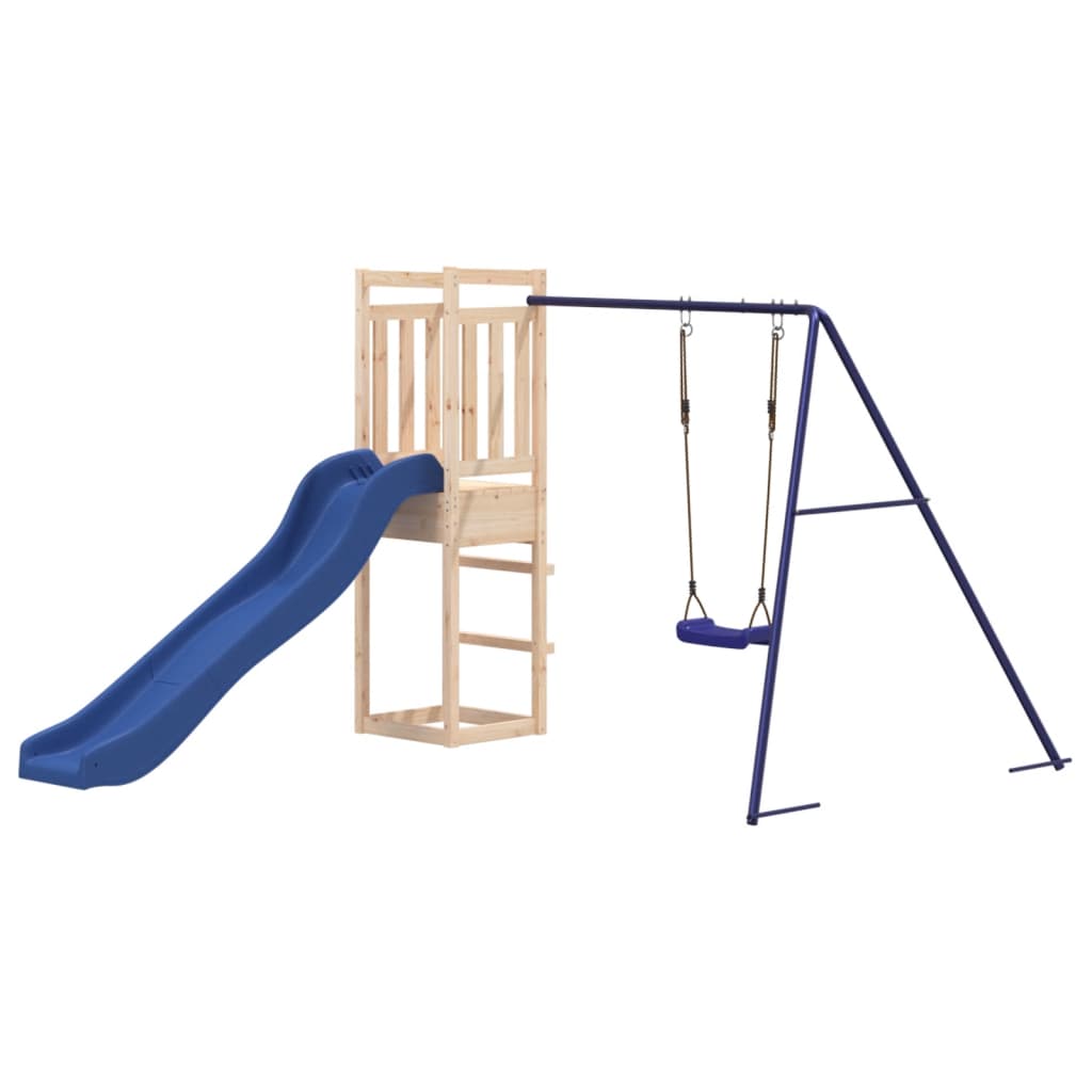 Outdoor Playset Solid Wood Pine