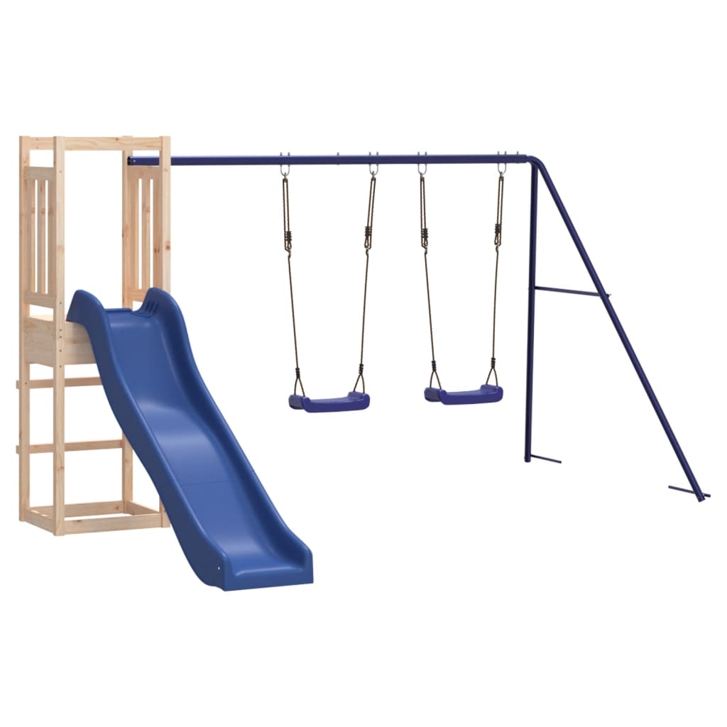 Outdoor Playset Solid Wood Pine