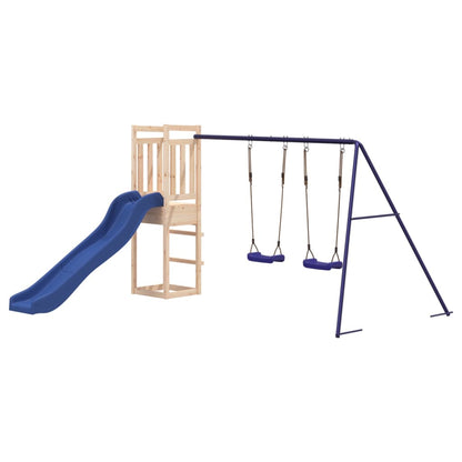 Outdoor Playset Solid Wood Pine