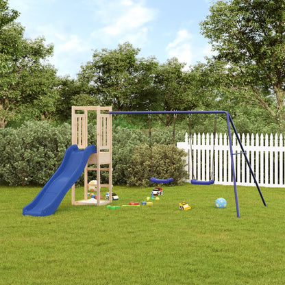 Outdoor Playset Solid Wood Pine