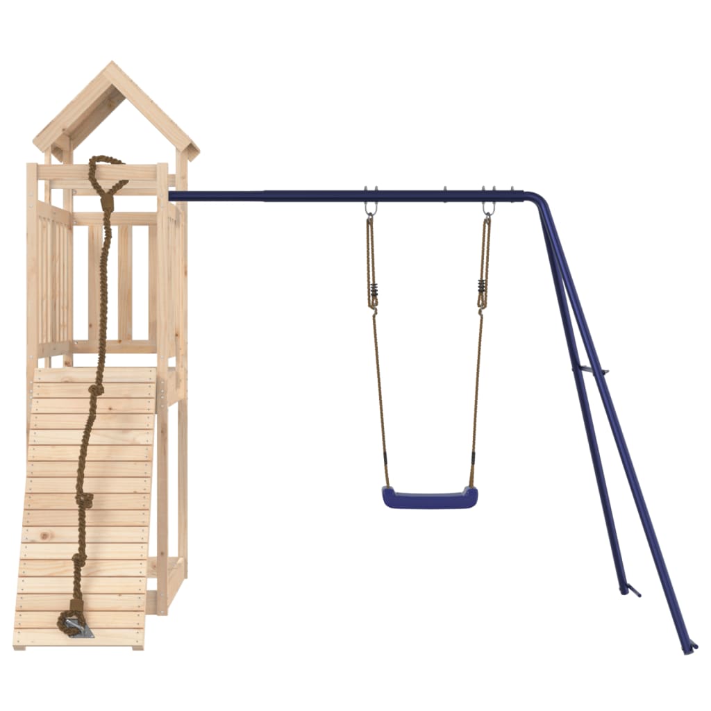 Outdoor Playset Solid Wood Pine