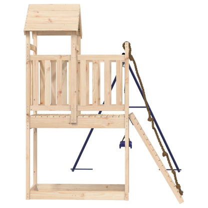 Outdoor Playset Solid Wood Pine