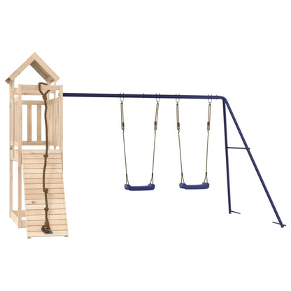 Outdoor Playset Solid Wood Pine