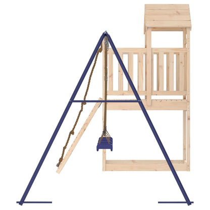 Outdoor Playset Solid Wood Pine