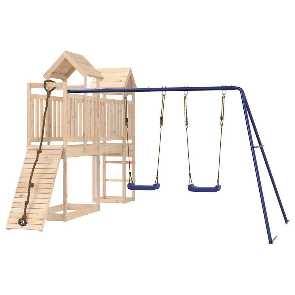 Outdoor Playset Solid Wood Pine