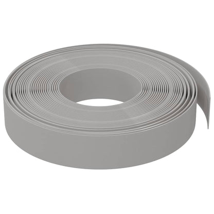 Garden Edgings 5 pcs Grey 10 m 10 cm Polyethylene