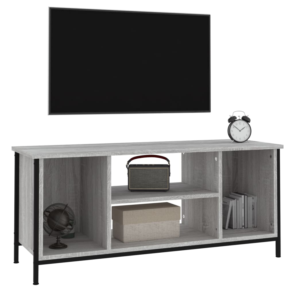 TV Cabinet Grey Sonoma 102x35x45 cm Engineered Wood