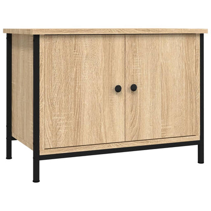 TV Cabinet with Doors Sonoma Oak 60x35x45 cm Engineered Wood