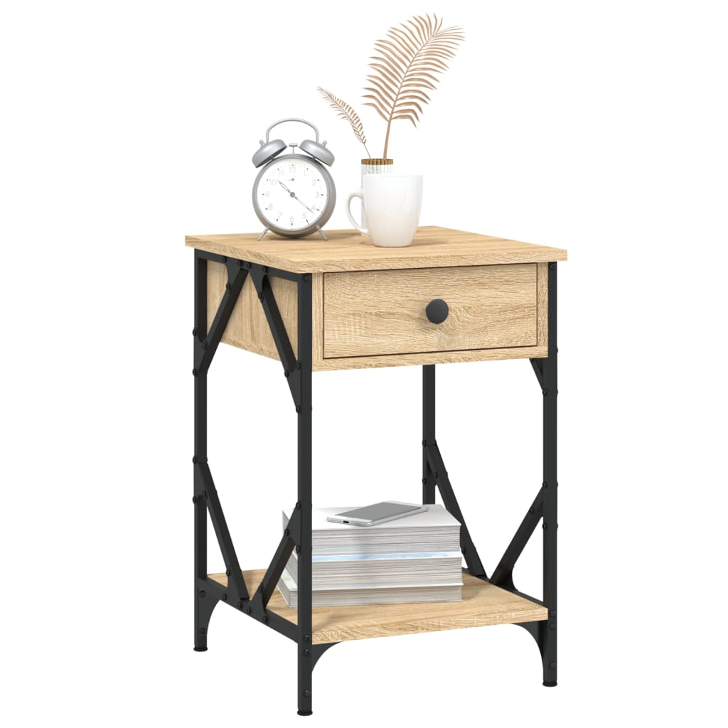 Bedside Cabinet Sonoma Oak 40x42x60 cm Engineered Wood