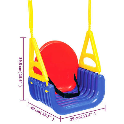 3-in-1 Swing Seat for Children 29x40x39.5 cm Polypropylene