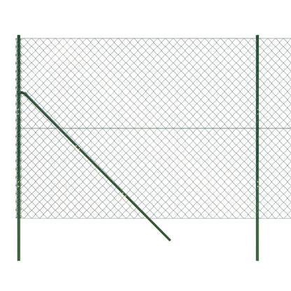 Chain Link Fence Green 1.8x10 m