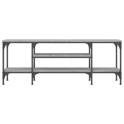 TV Cabinet Grey Sonoma 121x35x45 cm Engineered Wood&Iron