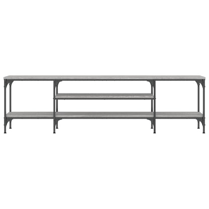 TV Cabinet Grey Sonoma 161x35x45 cm Engineered Wood&Iron