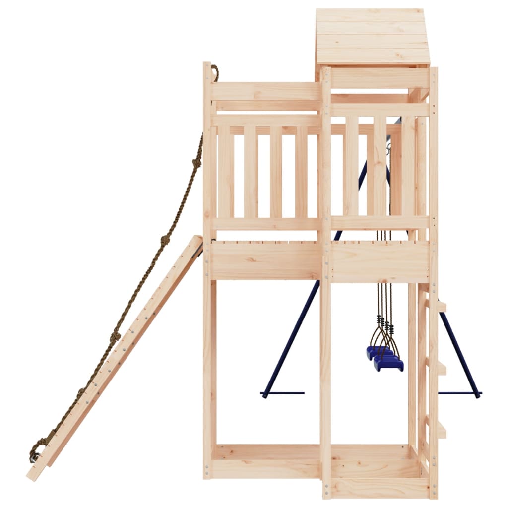 Outdoor Playset Solid Wood Pine