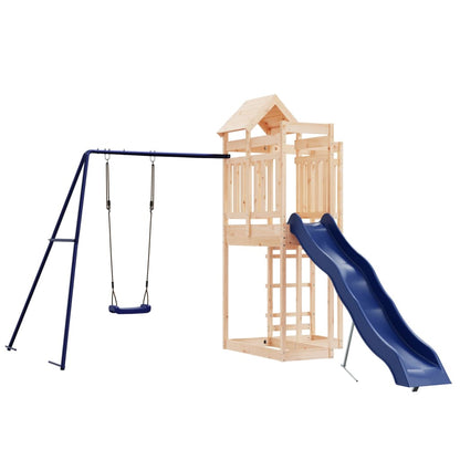 Outdoor Playset Solid Wood Pine