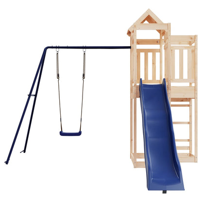 Outdoor Playset Solid Wood Pine