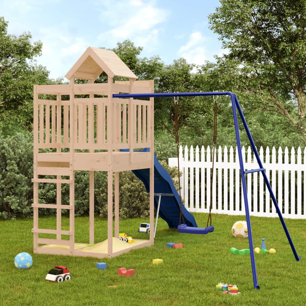 Outdoor Playset Solid Wood Pine