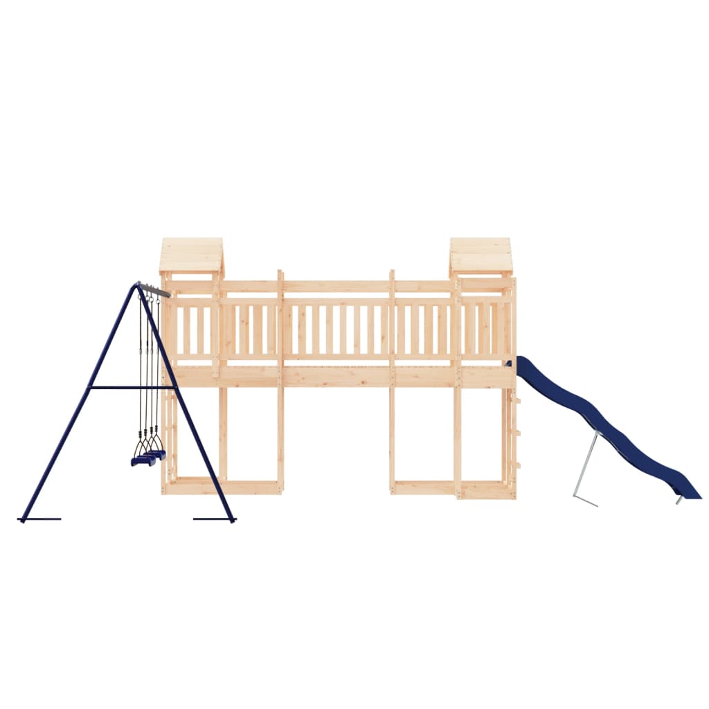 Outdoor Playset Solid Wood Pine