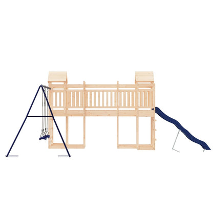 Outdoor Playset Solid Wood Pine