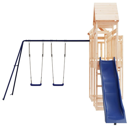 Outdoor Playset Solid Wood Pine