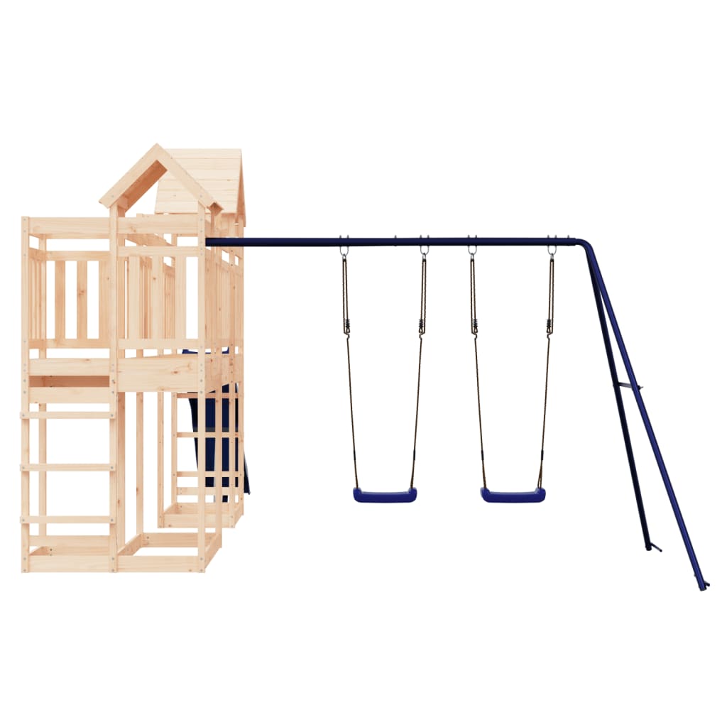 Outdoor Playset Solid Wood Pine