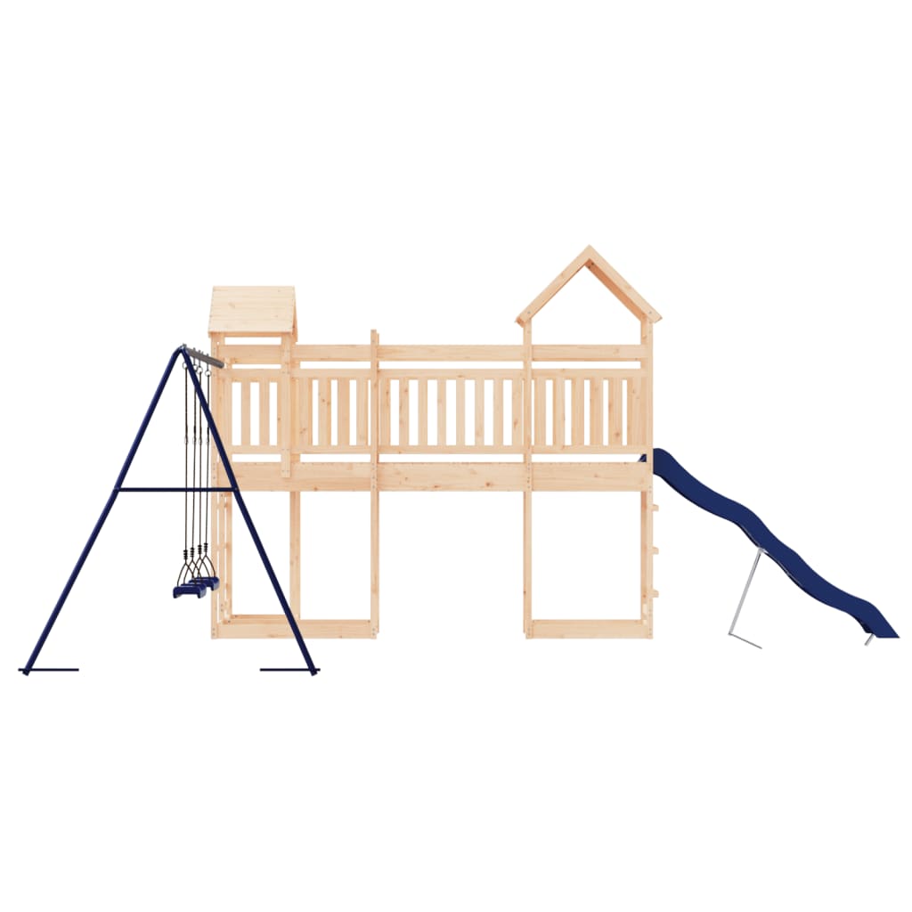 Outdoor Playset Solid Wood Pine