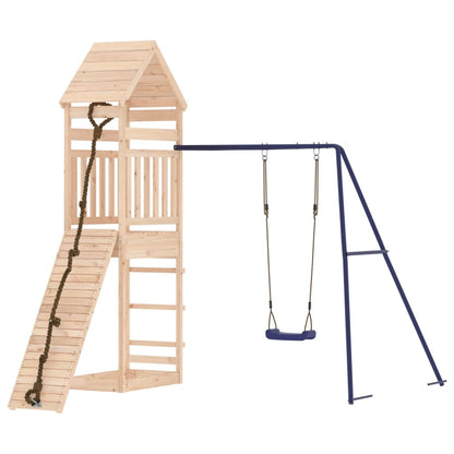 Outdoor Playset Solid Wood Pine