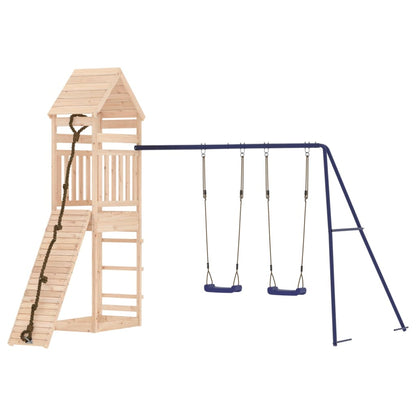 Outdoor Playset Solid Wood Pine