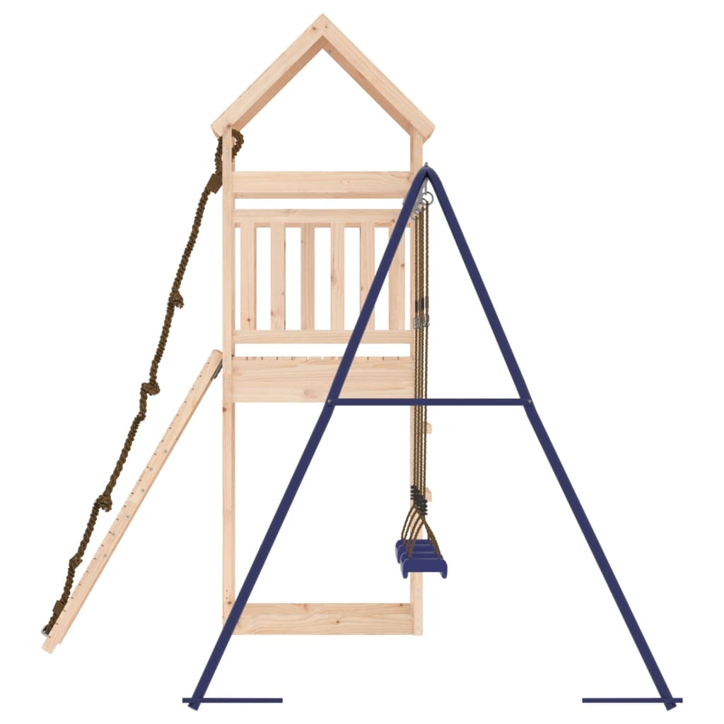 Outdoor Playset Solid Wood Pine