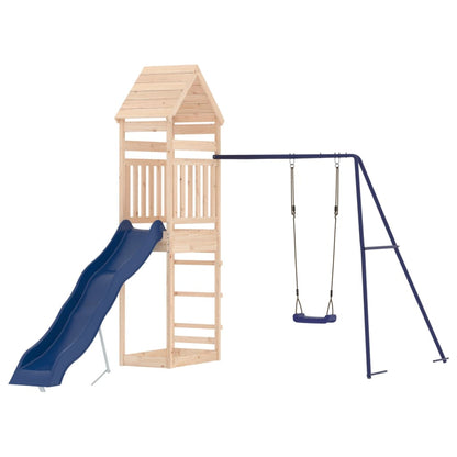 Outdoor Playset Solid Wood Pine