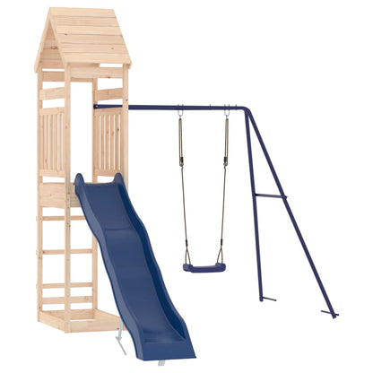 Outdoor Playset Solid Wood Pine