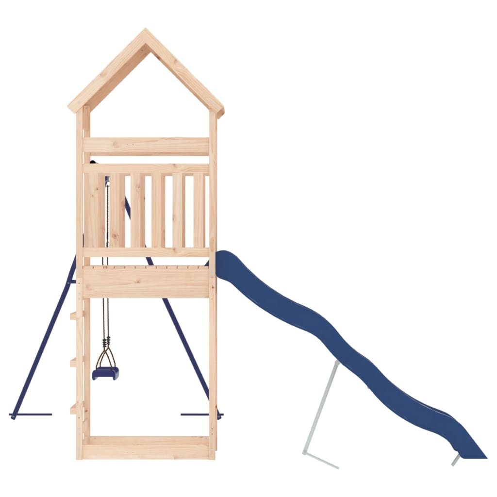 Outdoor Playset Solid Wood Pine