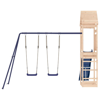 Outdoor Playset Solid Wood Pine