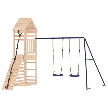 Outdoor Playset Solid Wood Pine