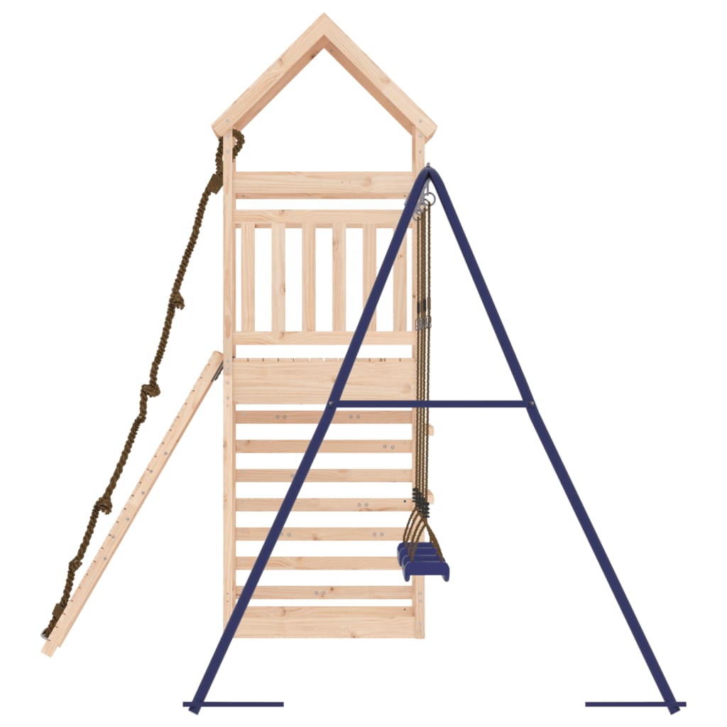 Outdoor Playset Solid Wood Pine