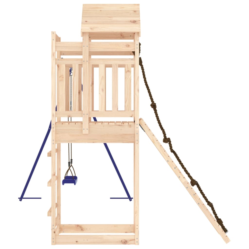 Outdoor Playset Solid Wood Pine