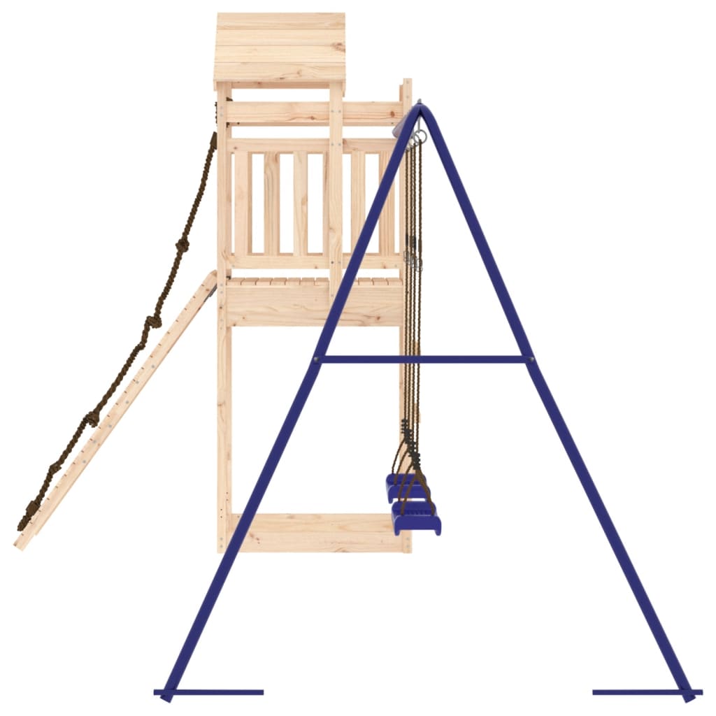 Outdoor Playset Solid Wood Pine