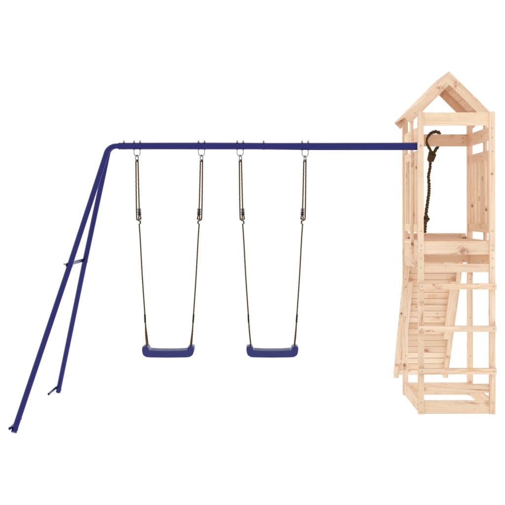 Outdoor Playset Solid Wood Pine