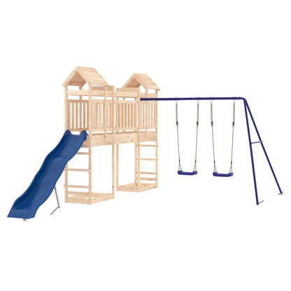 Outdoor Playset Solid Wood Pine