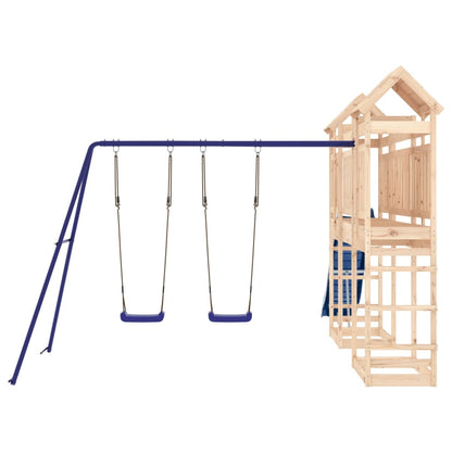 Outdoor Playset Solid Wood Pine