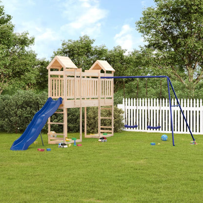 Outdoor Playset Solid Wood Pine